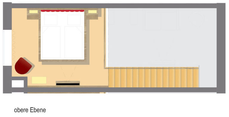 Grundriss Komfort Galeriezimmer